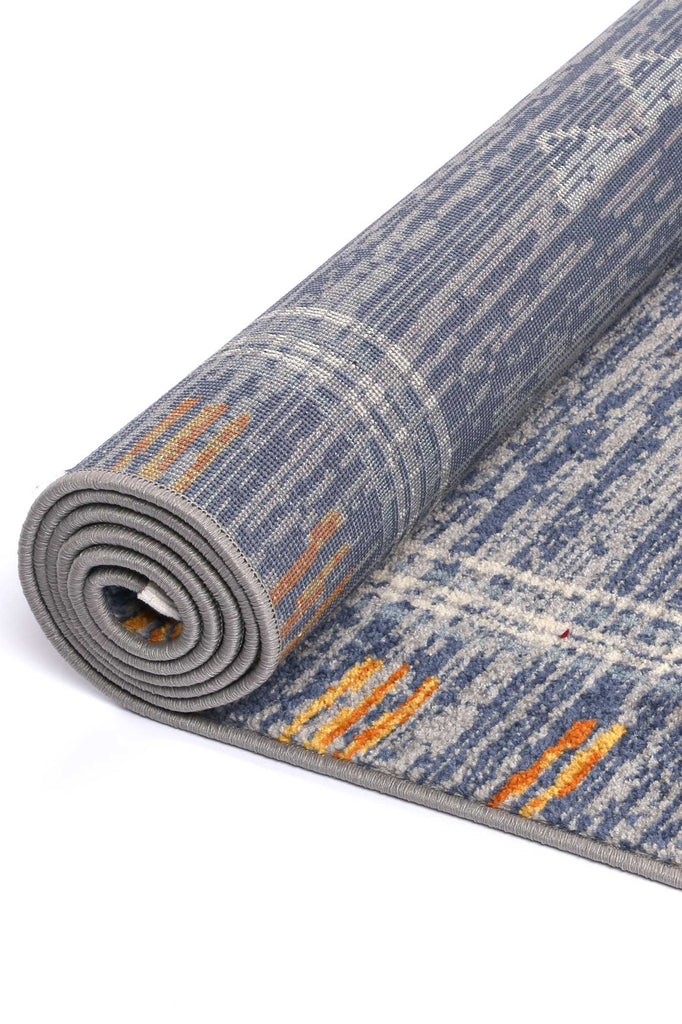 Inca Tribal Blue RugINCA80302Rugtastic