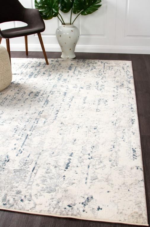 Kendal 1732 White Rug Blue GreyKEN-1732-WHI-230X160Rugtastic