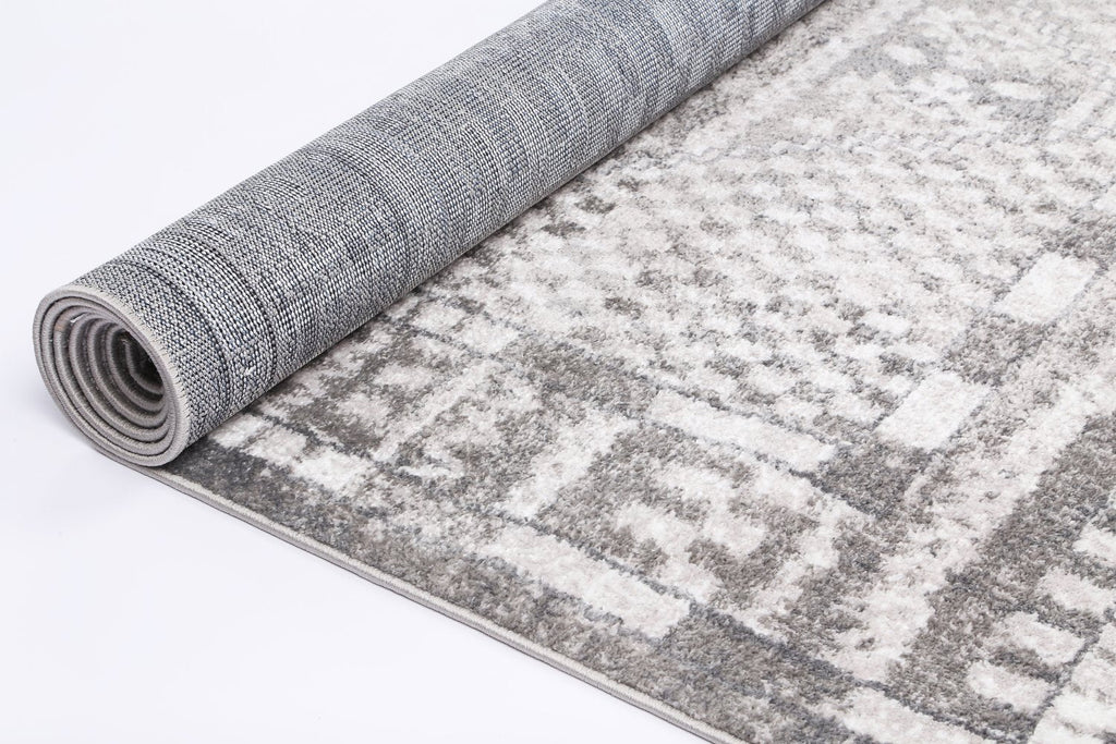 Kimber Tribal Grey RugKIMB8017GREYRugtastic