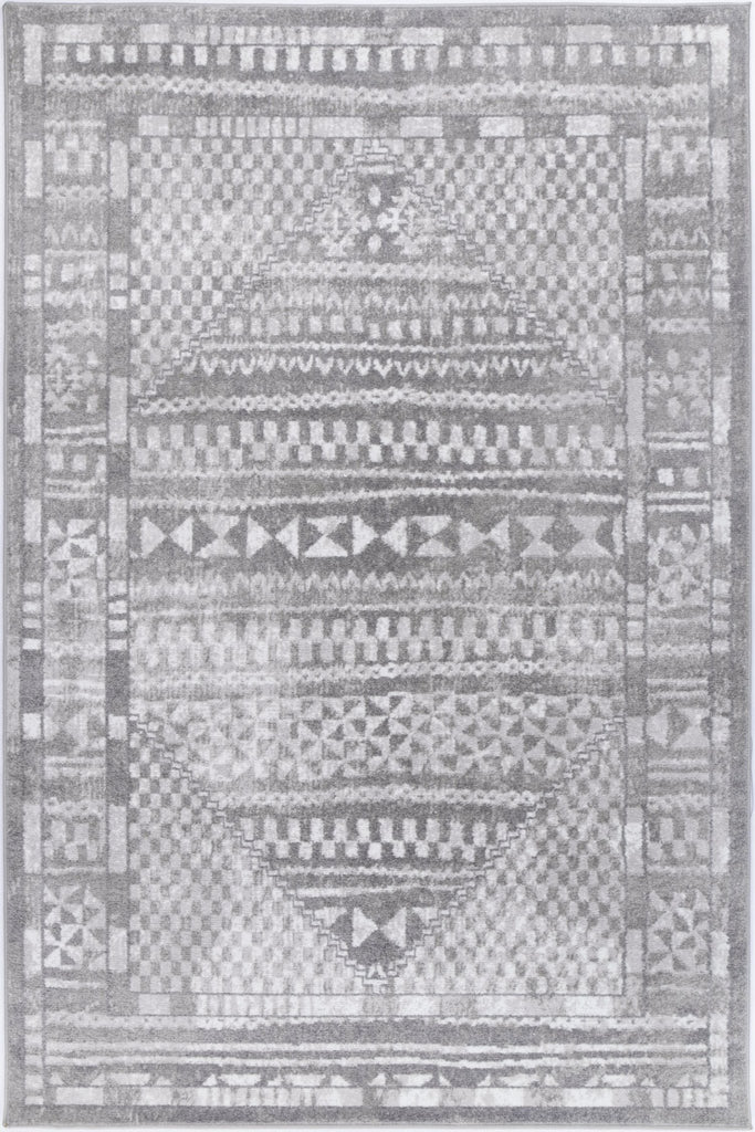 Kimber Tribal Grey RugKIMB8017GREYRugtastic