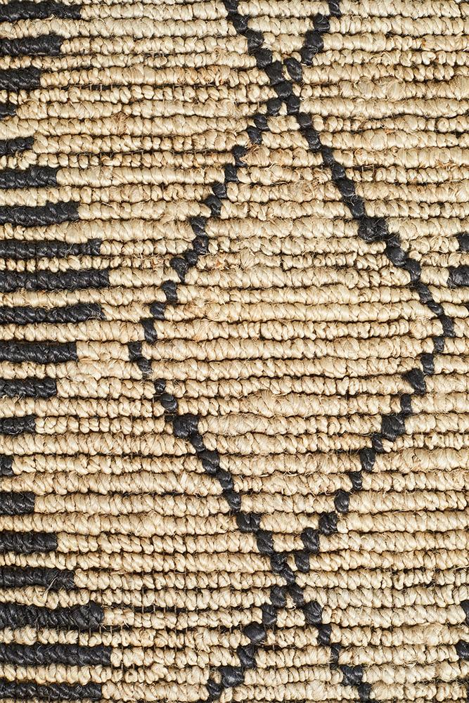 Kenya 25 Natural Hand Woven Tribal Jute RugKYA-25-NAT-225X155Rugtastic