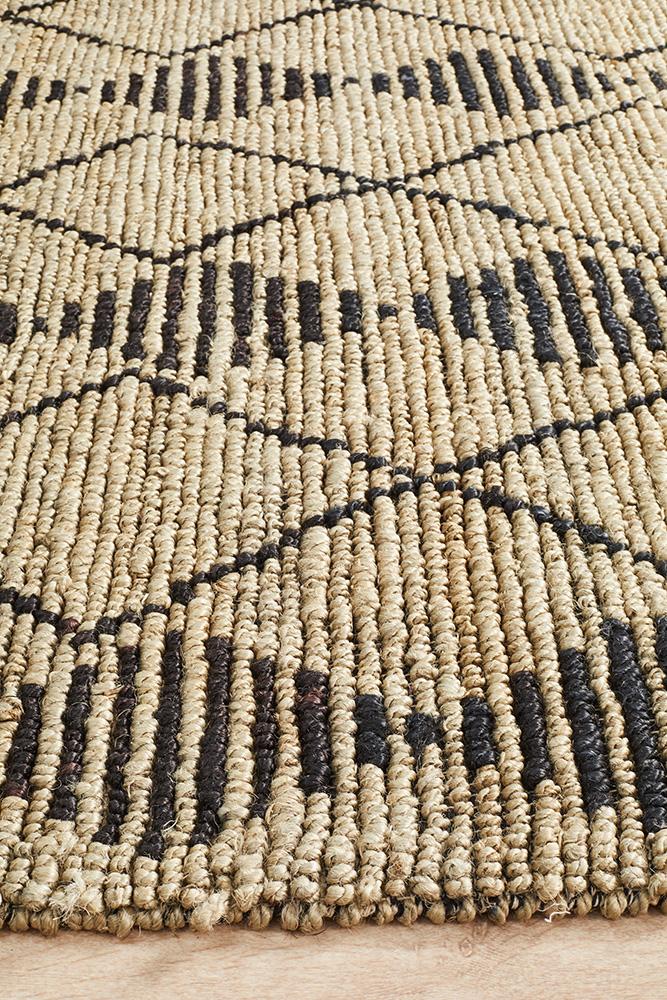 Kenya 25 Natural Hand Woven Tribal Jute RugKYA-25-NAT-225X155Rugtastic