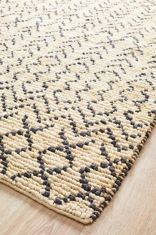 Kenya 28 Ivory Hand Woven Tribal Jute RugKYA-28-IVO-225X155Rugtastic