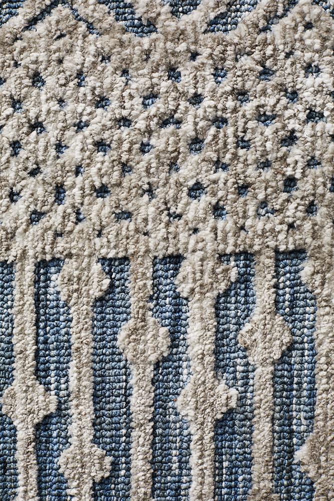 Levi Corey Navy Grey RugLEV-365-CHAR-225X155Rugtastic