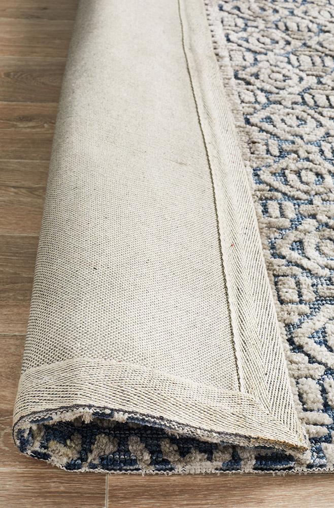 Levi Miriam Navy Grey RugLEV-361-CHAR-225X155Rugtastic