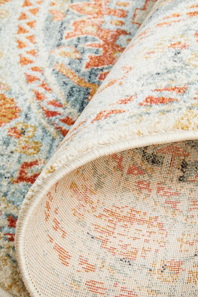 Legacy 853 Blue Round RugLEG-853-BLUE-150X150Rugtastic