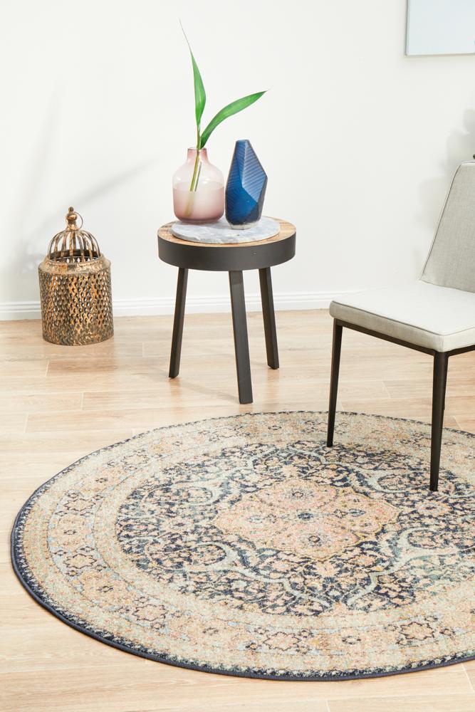 Legacy 858 Midnight Round RugLEG-858-MIDN-150X150Rugtastic