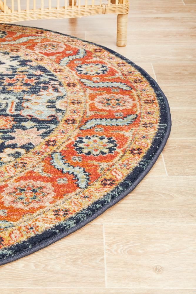 Legacy 860 Navy Round RugLEG-860-NAVY-150X150Rugtastic