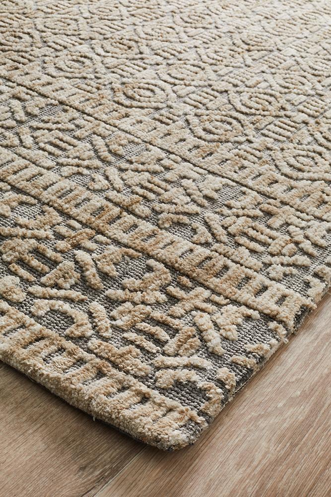 Levi Natural Grey RugLEV - 361 - NAT - 225X155Rugtastic