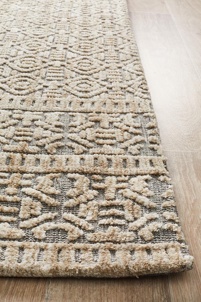 Levi Natural Grey RugLEV - 361 - NAT - 225X155Rugtastic