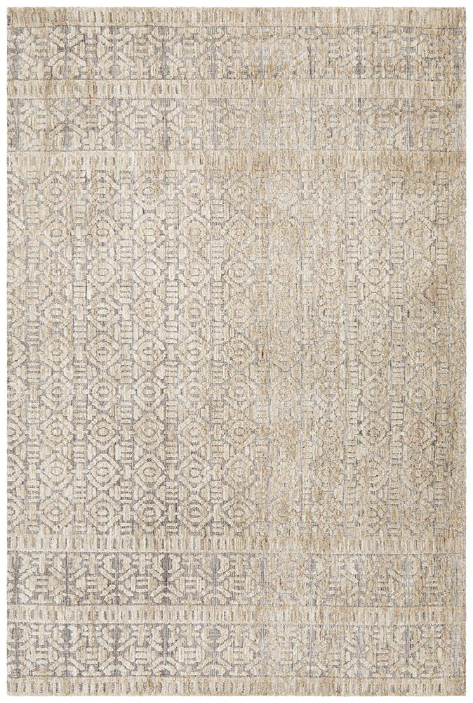 Levi Natural Grey RugLEV - 361 - NAT - 225X155Rugtastic