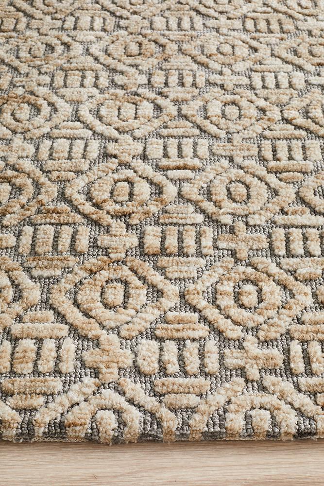 Levi Natural Grey RugLEV - 361 - NAT - 225X155Rugtastic