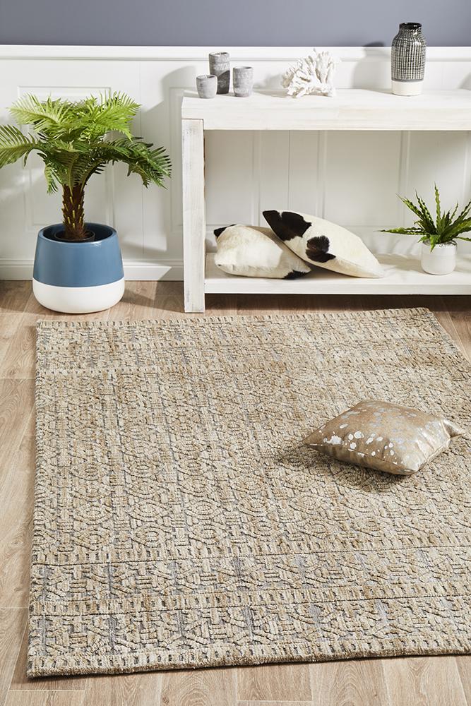 Levi Natural Grey RugLEV - 361 - NAT - 225X155Rugtastic