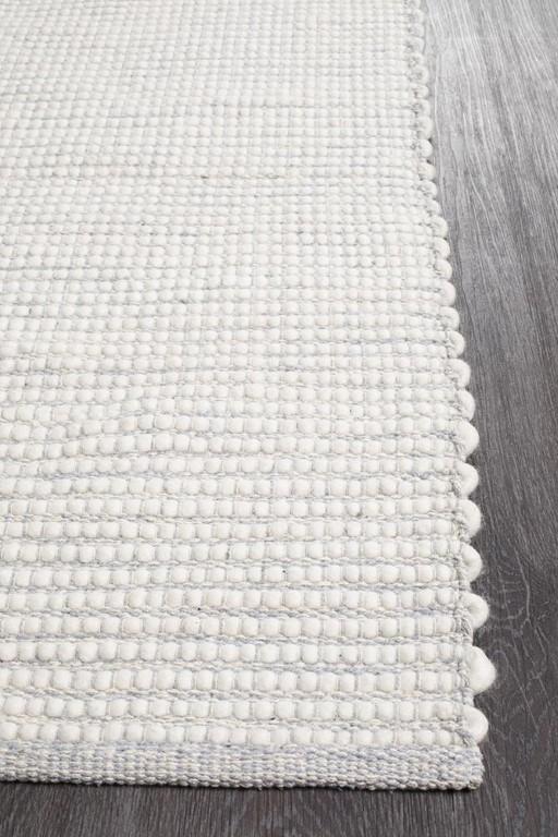 Loft Wool Rug Grey FlatweaveLFT-GREY-165X115Rugtastic