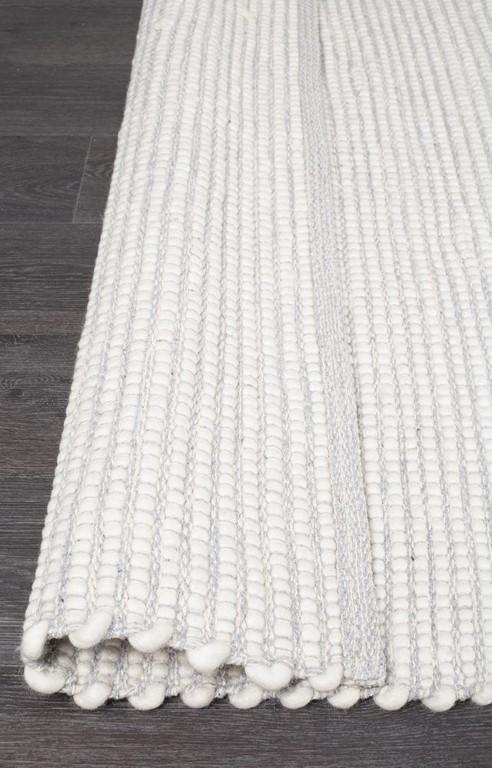 Loft Wool Rug Grey FlatweaveLFT-GREY-165X115Rugtastic