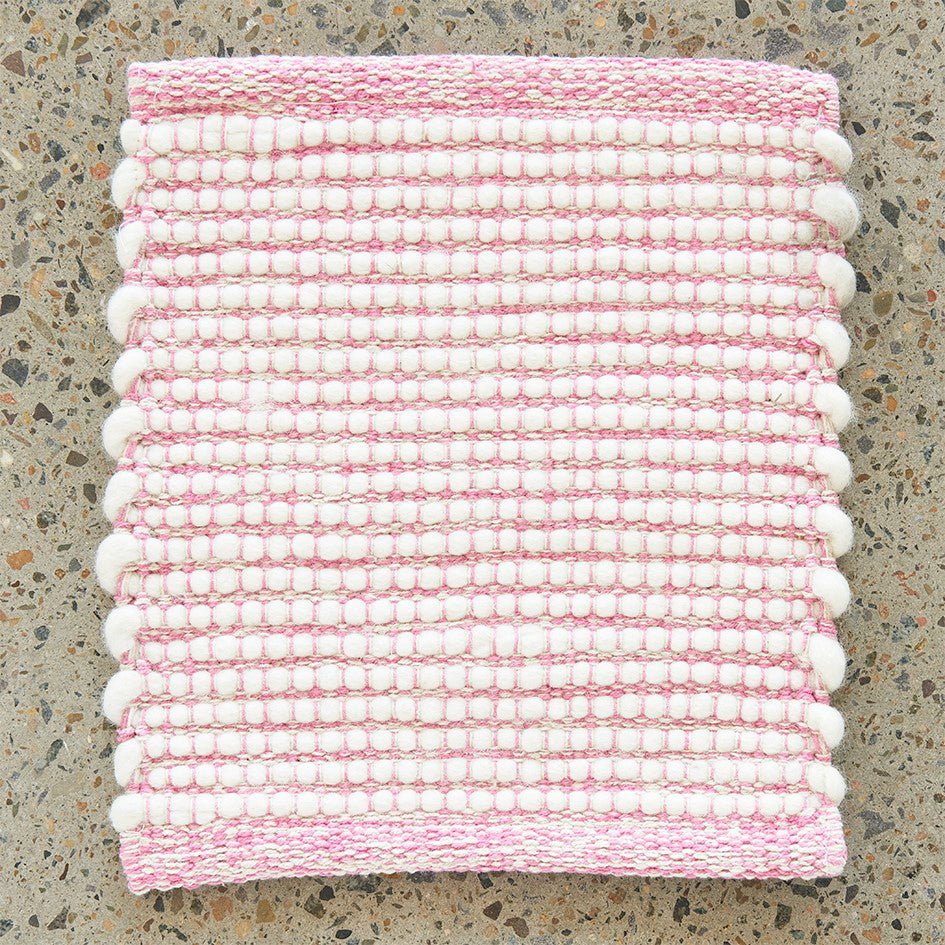 Loft Wool Rug Pink FlatweaveLFT-PINK-165X115Rugtastic