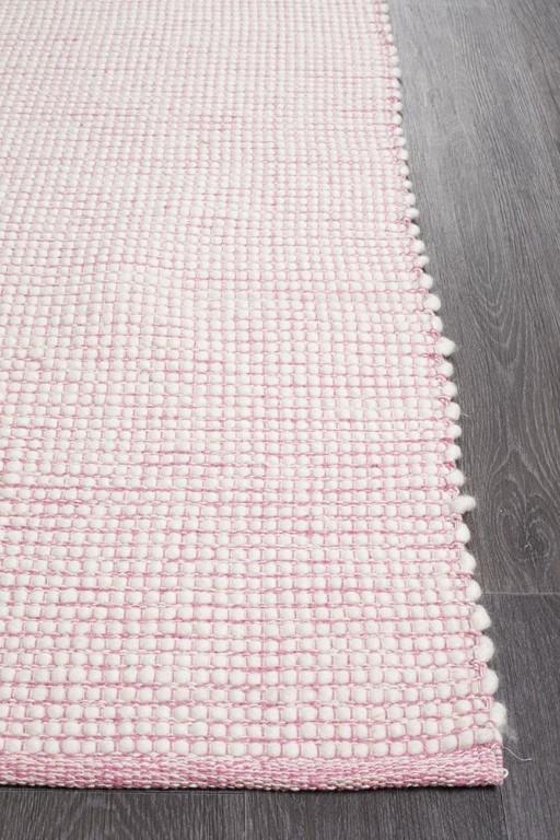 Loft Wool Rug Pink FlatweaveLFT-PINK-165X115Rugtastic