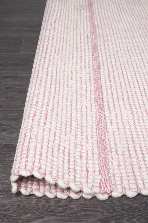 Loft Wool Rug Pink FlatweaveLFT-PINK-165X115Rugtastic