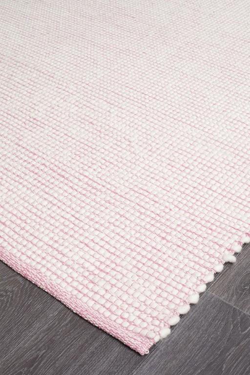 Loft Wool Rug Pink FlatweaveLFT-PINK-165X115Rugtastic