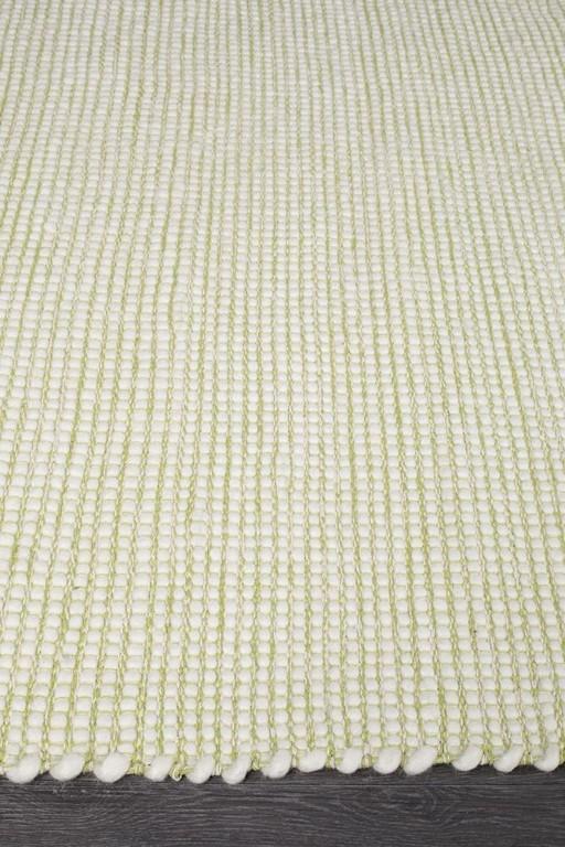 Loft Wool Rug Pistachio Green FlatweaveLFT-PIST-165X115Rugtastic