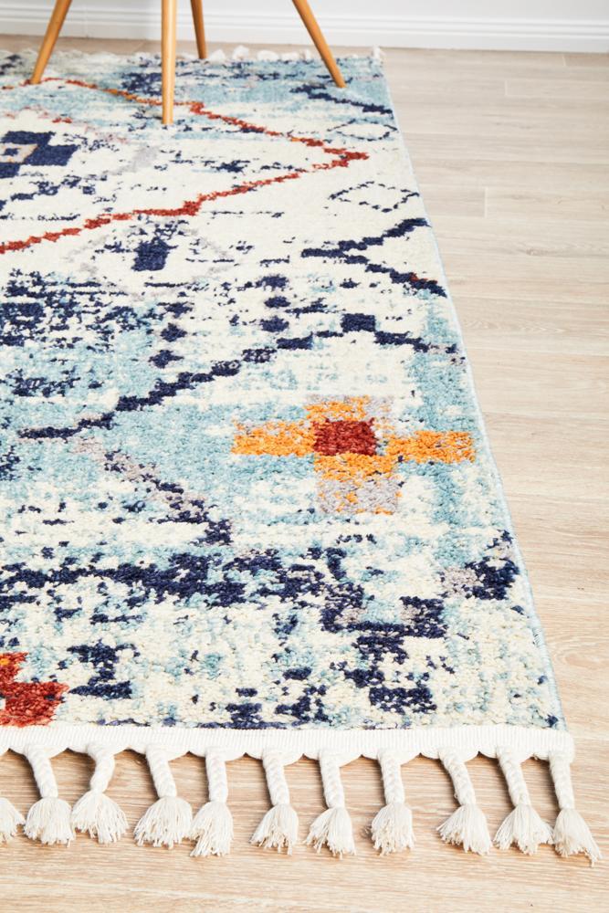 Marrakesh 444 Blue RugMKS-444-BLU-180X120Rugtastic