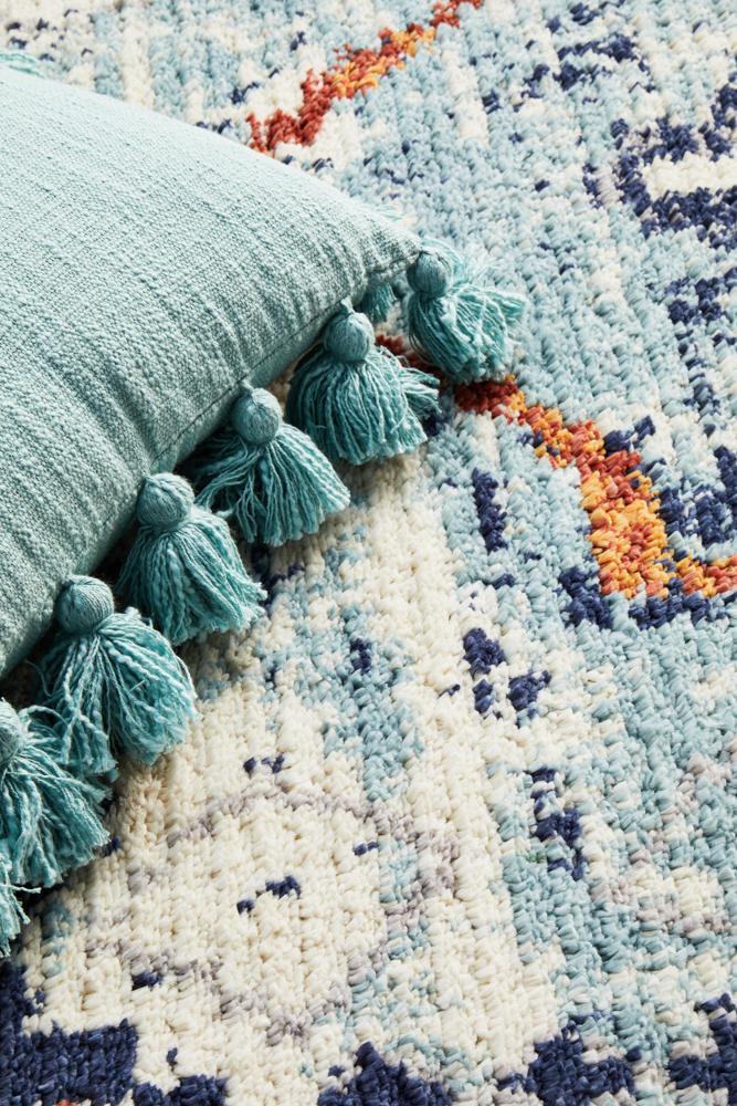 Marrakesh 444 Blue RugMKS-444-BLU-180X120Rugtastic