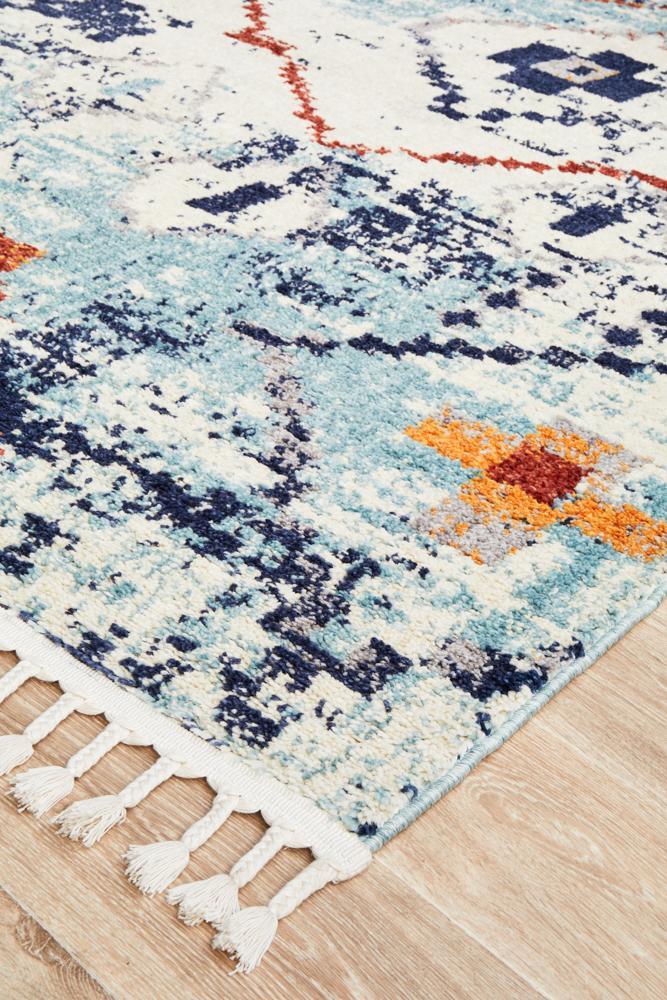Marrakesh 444 Blue RugMKS-444-BLU-180X120Rugtastic
