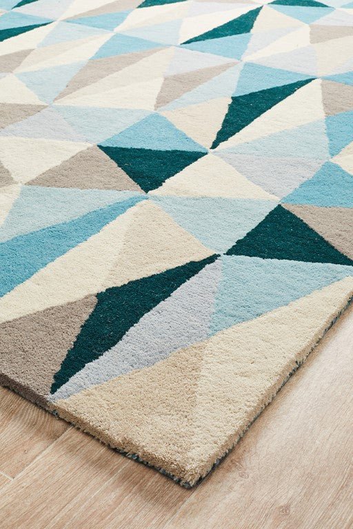 Matrix 901 Turquoise Modern RugMTX-901-TUR-225X155Rugtastic