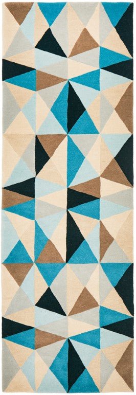 Matrix 901 Turquoise Modern RugMTX-901-TUR-225X155Rugtastic