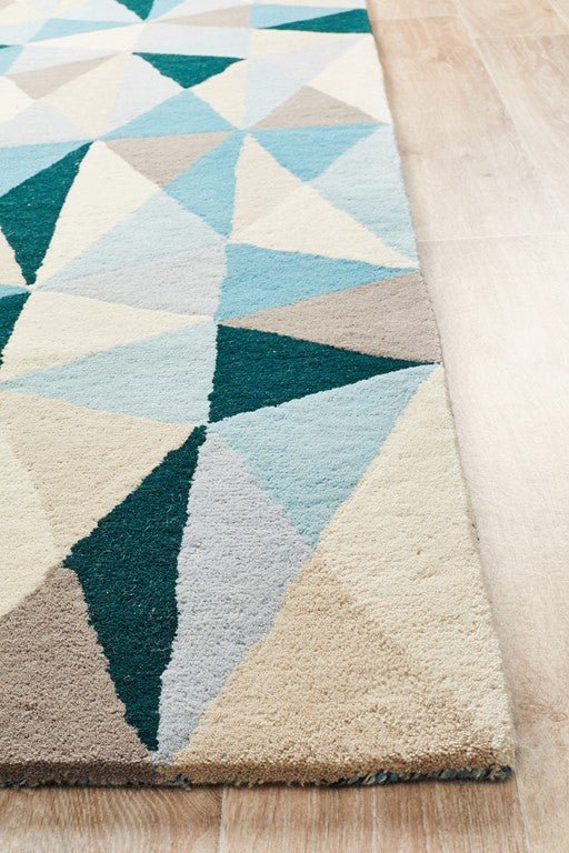 Matrix 901 Turquoise Modern RugMTX-901-TUR-225X155Rugtastic