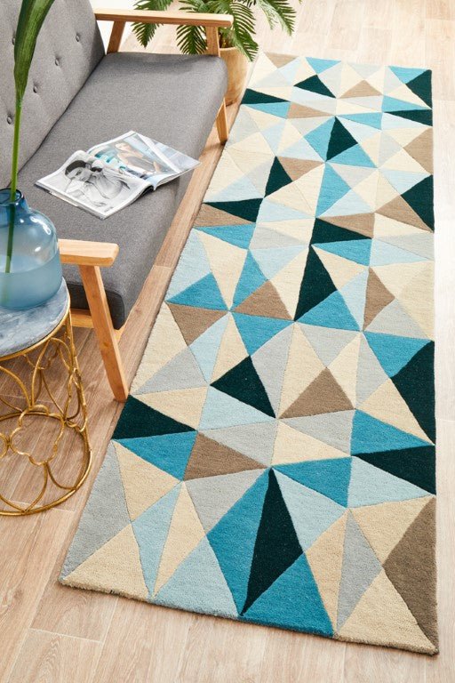 Matrix 901 Turquoise Modern RugMTX-901-TUR-225X155Rugtastic