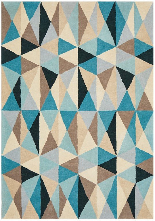 Matrix 901 Turquoise Modern RugMTX-901-TUR-225X155Rugtastic
