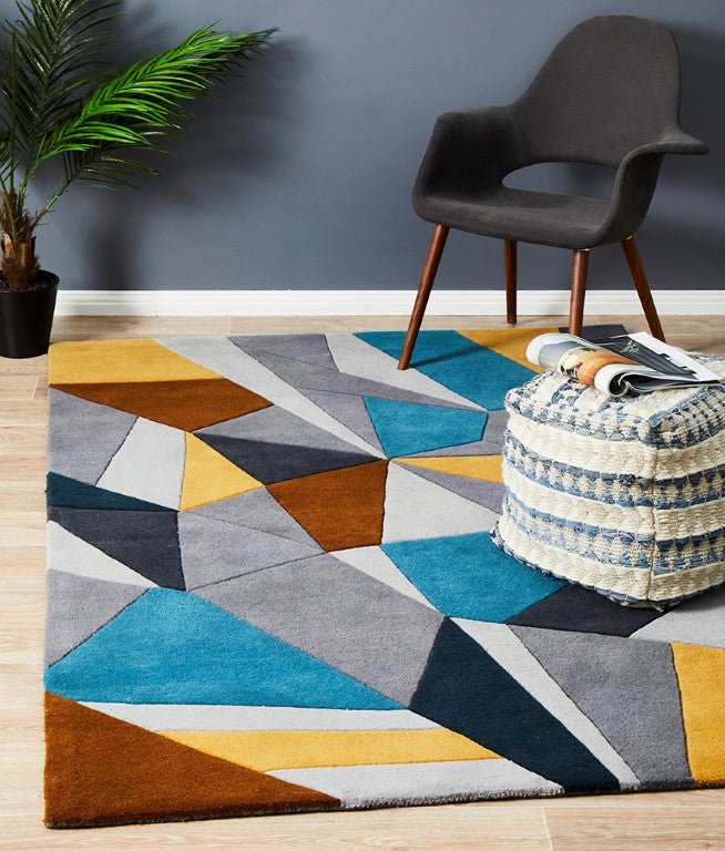 Matrix 902 SSaffron Yellow Modern RugMTX-902-SAF-225X155Rugtastic