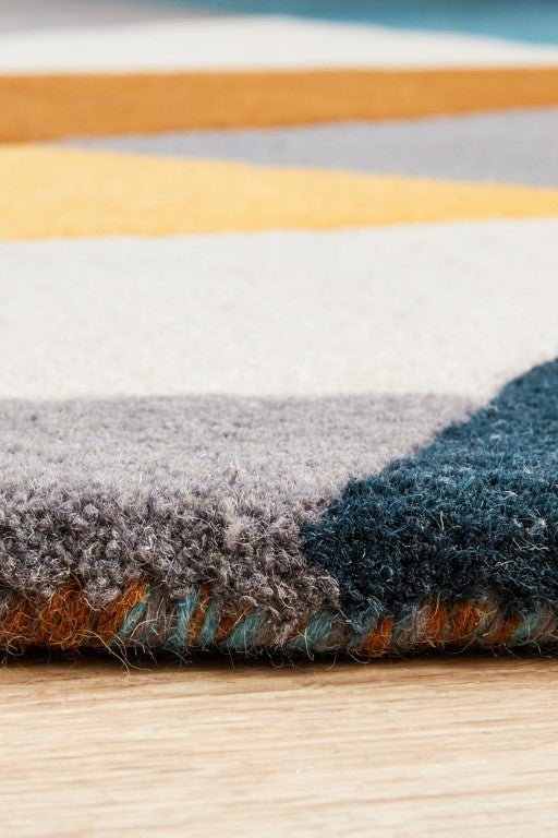 Matrix 902 SSaffron Yellow Round Modern RugMTX-902-SAF-120X120Rugtastic