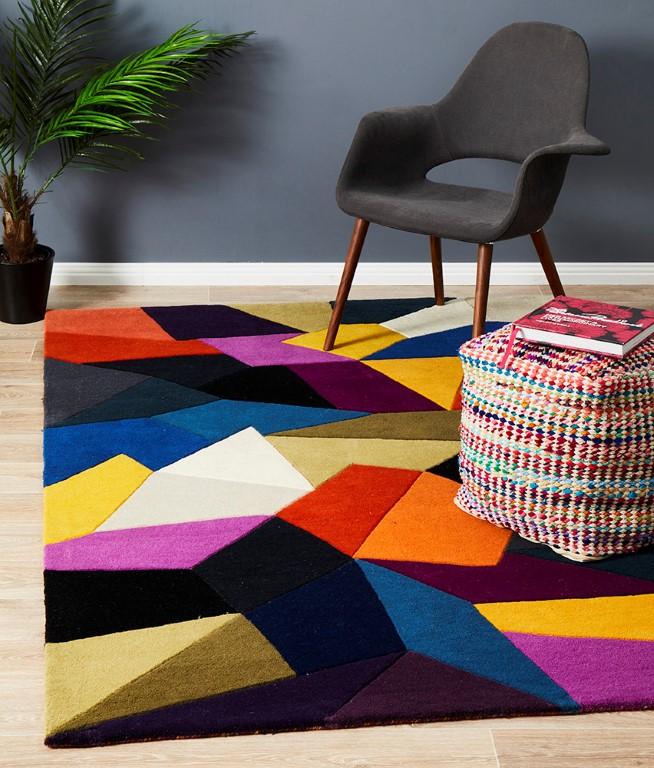 Matrix 906 Crayon Multi Modern RugMTX-906-CRA-225X155Rugtastic