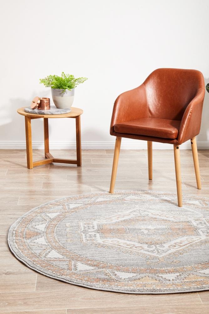 Mayfair Caitlen Grey Round RugMAY-CAT-GRY-150X150Rugtastic