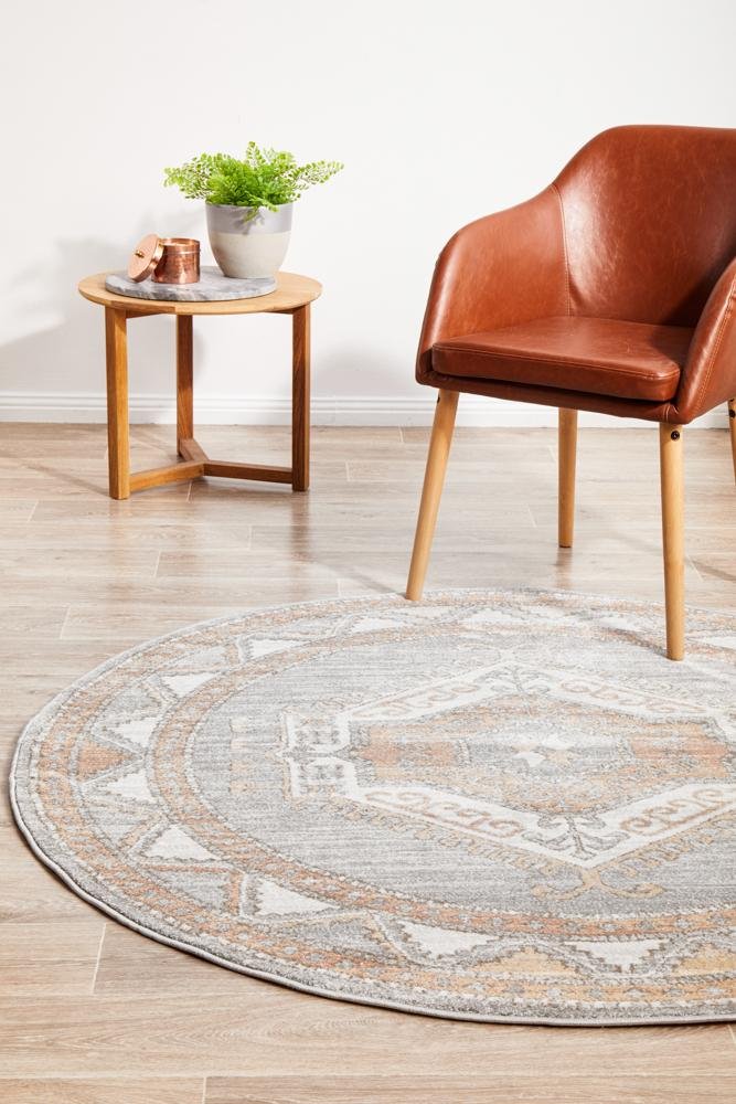 Mayfair Caitlen Grey Round RugMAY-CAT-GRY-150X150Rugtastic