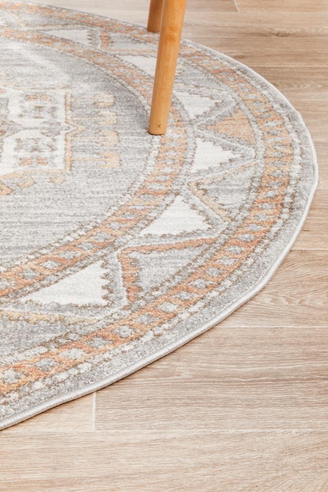 Mayfair Caitlen Grey Round RugMAY-CAT-GRY-150X150Rugtastic