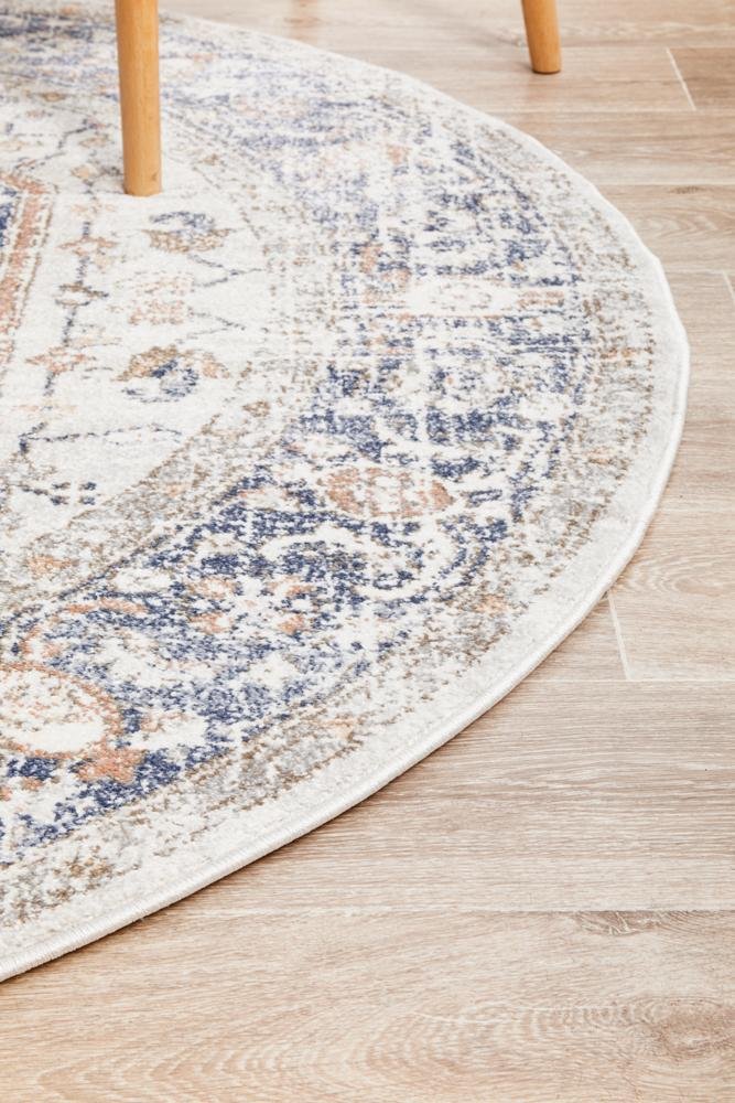 Mayfair Lorissa Blue Round RugMAY-LOR-BLU-150X150Rugtastic