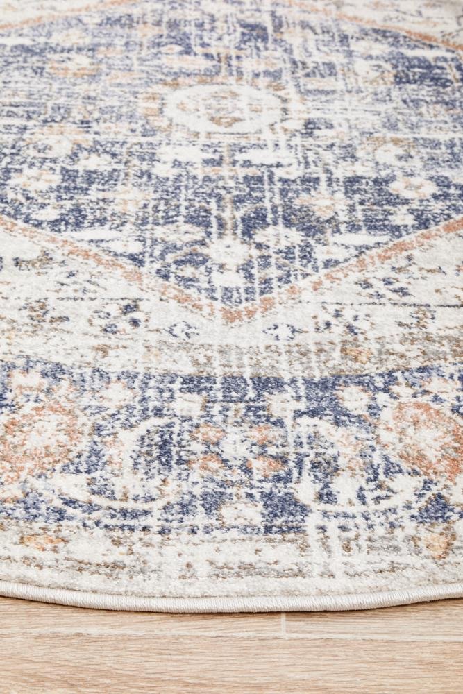 Mayfair Lorissa Blue Round RugMAY-LOR-BLU-150X150Rugtastic