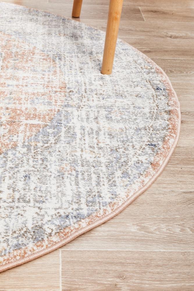 Mayfair Lorissa Peach Round RugMAY-LOR-PEA-150X150Rugtastic