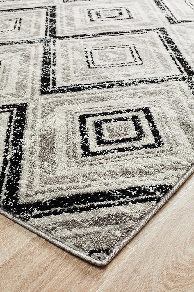 Metro 616 BlackMET-616-BLK-230X160Rugtastic