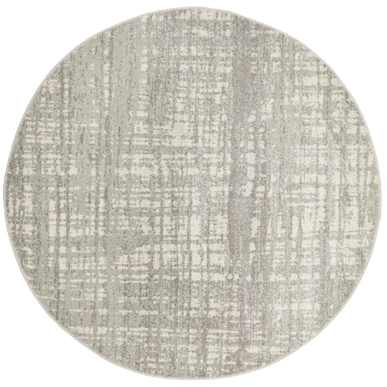 Mirage 354 Silver Grey Round RugMIR-354-SIL-150X150Rugtastic