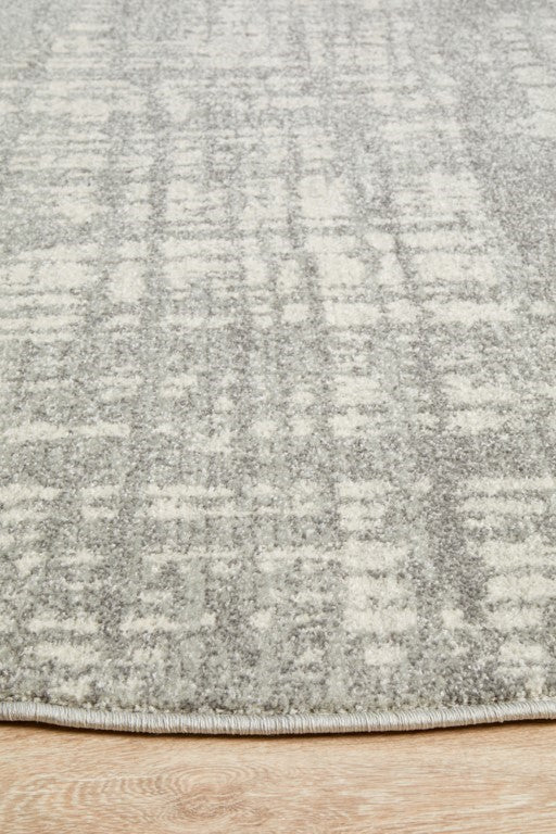 Mirage 354 Silver Grey Round RugMIR-354-SIL-150X150Rugtastic