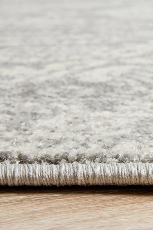 Mirage 358 Silver Grey Round RugMIR-358-SIL-150X150Rugtastic