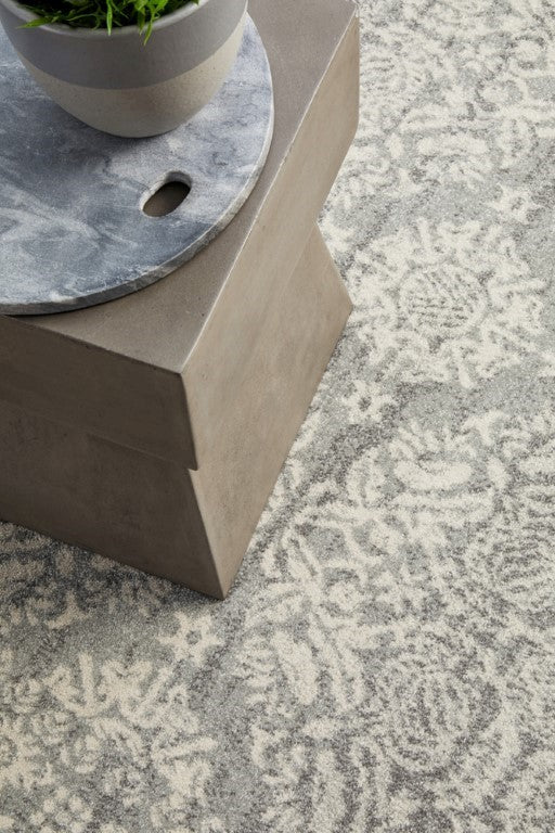 Mirage 358 Silver Grey Round RugMIR-358-SIL-150X150Rugtastic