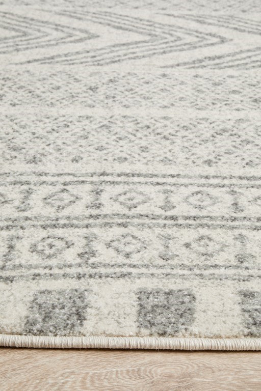 Mirage 359 Grey Round RugMIR-359-GRY-150X150Rugtastic