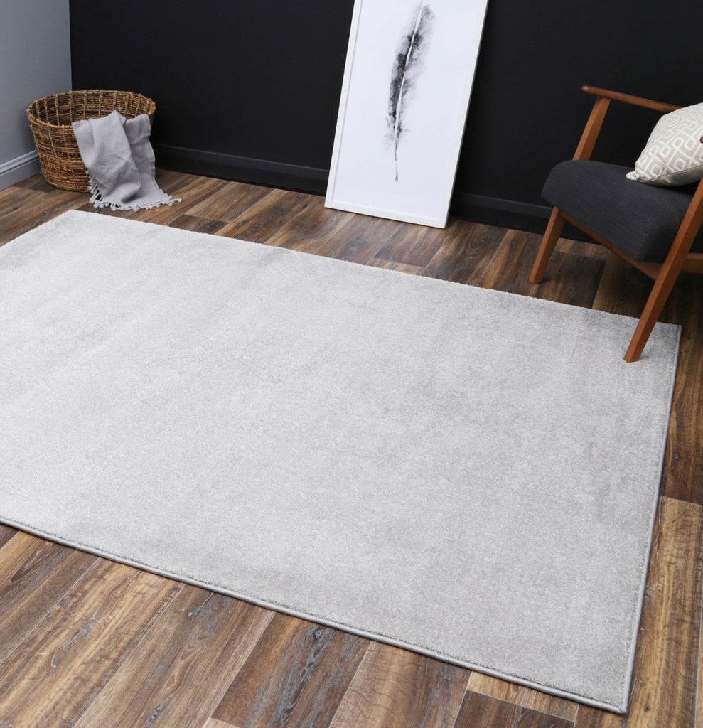 Montreal Silver Plush RugMONT803SILVRugtastic