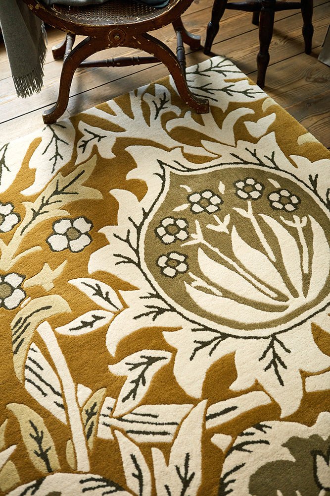 Morris & Co Elmcote Gold 127806 RugBC-MOR-127806-200X140Rugtastic