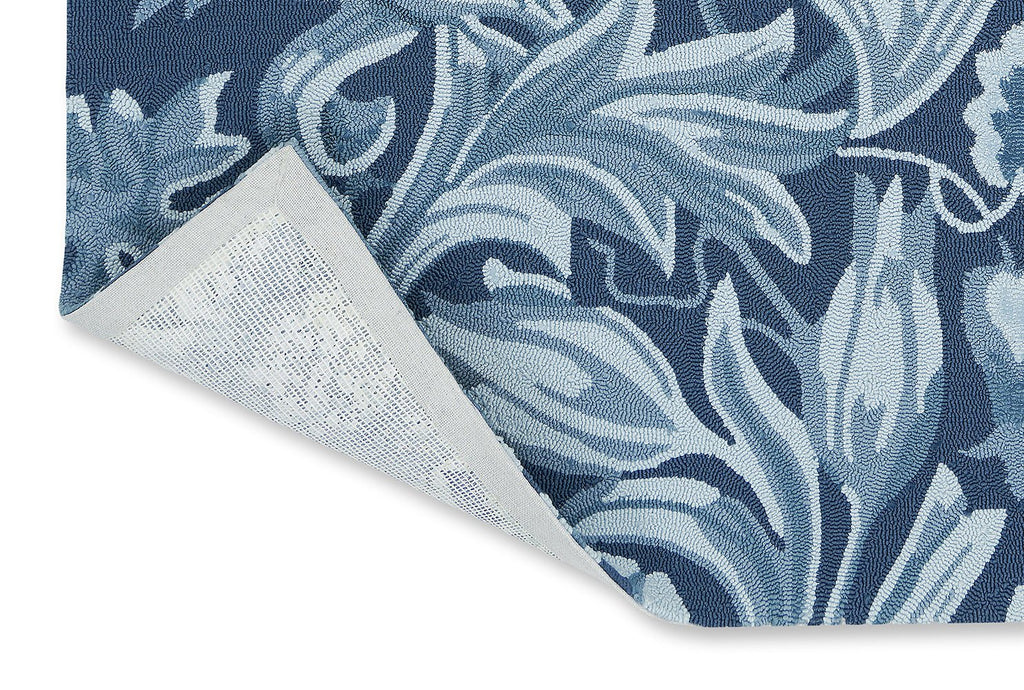 Morris & Co Sunflower Webbs Blue Indoor Outdoor 427907BC-MOR-427907-200X140Rugtastic